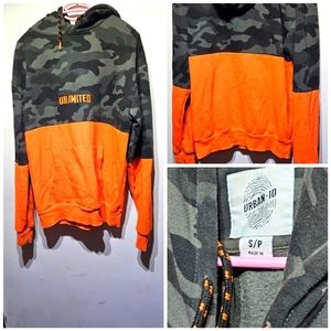 Camo and Orange Bunny Hug